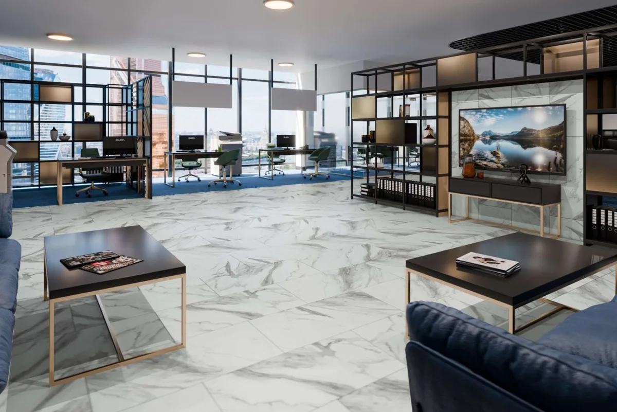 Кварцвиниловая плитка Damy Floor клеевая Ascent LVT Эверест 124-1-LVT 912,4×455,2×2,5
