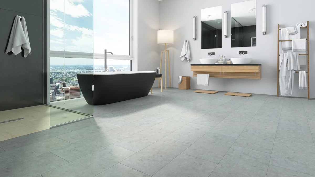 Кварцвиниловый SPC ламинат Fargo Stone Горный Хрусталь JC 11013 600×300×4