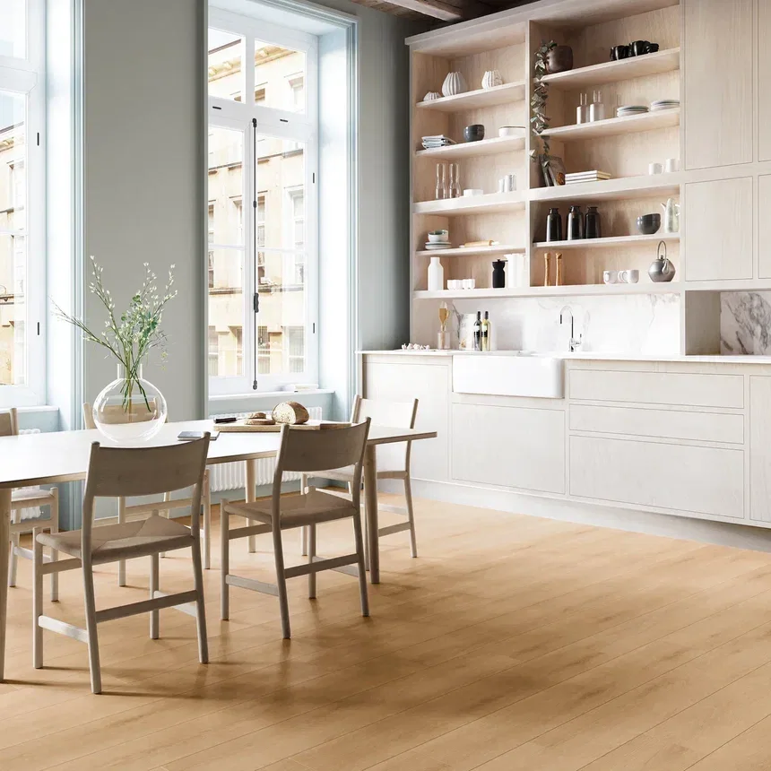 Кварцвиниловая плитка Invictus клеевая Primus Plank Cashmere Oak Sunny 1500×228×2