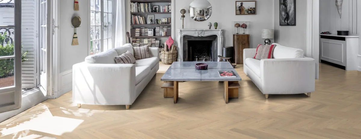 Инженерная доска Kahrs Дуб CD Creme White 111PCDEKFVKE600 Lively венгерская елка 600×120×11