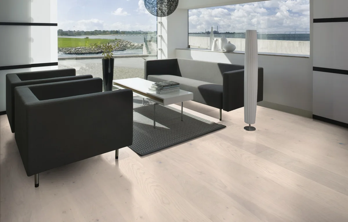 Паркетная доска Kahrs Люкс Дуб Небо Sky 151N8AEKB4KW240 Lively 2420×187×15