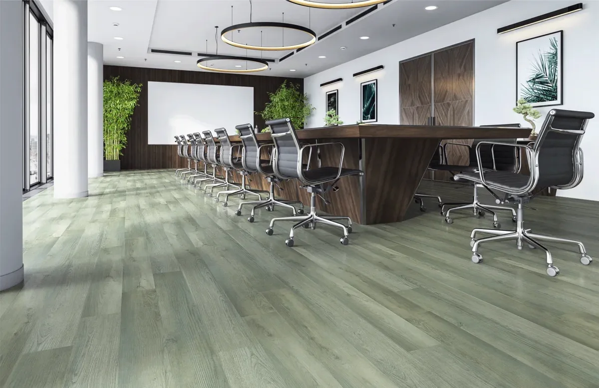 Кварцвиниловый SPC ламинат Home Expert Natural Дуб Майское утро 61W930 1220×150×3,5