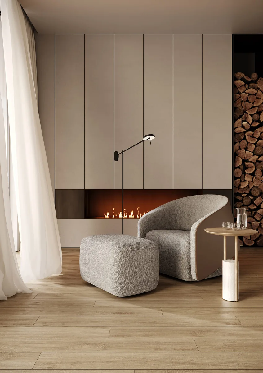 Кварцвиниловая плитка Fargo клеевая Comfort LVT Дуб Тенерифе 20-45124-08 1227×152×2,5