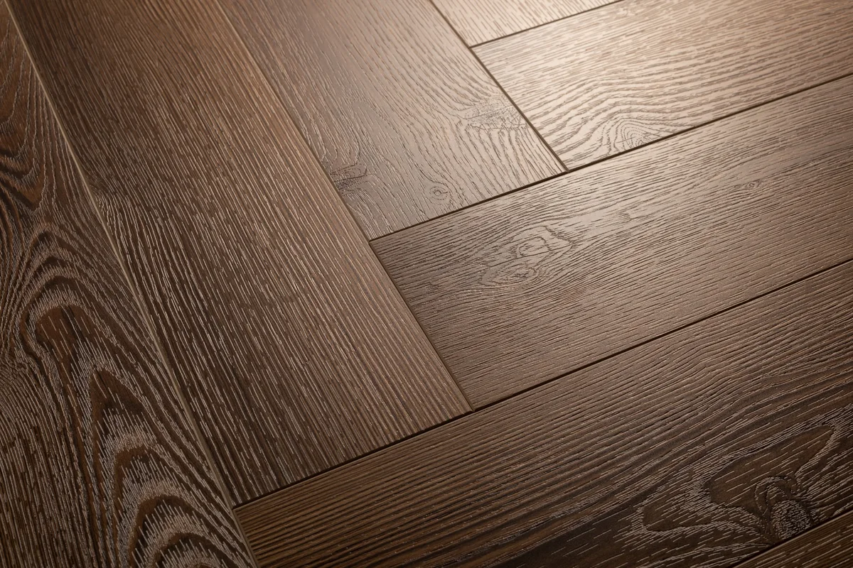 Кварцвиниловая плитка Aquafloor клеевая Parquet Glue AF2520PG венгерская елка 610×122×2,5