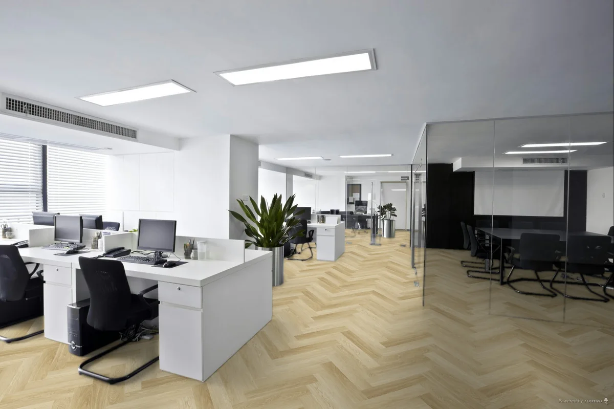 Кварцвиниловая плитка Fargo клеевая Parquet LVT Дуб Лаос 22-21064-01 венгерская елка 595×119×2,5