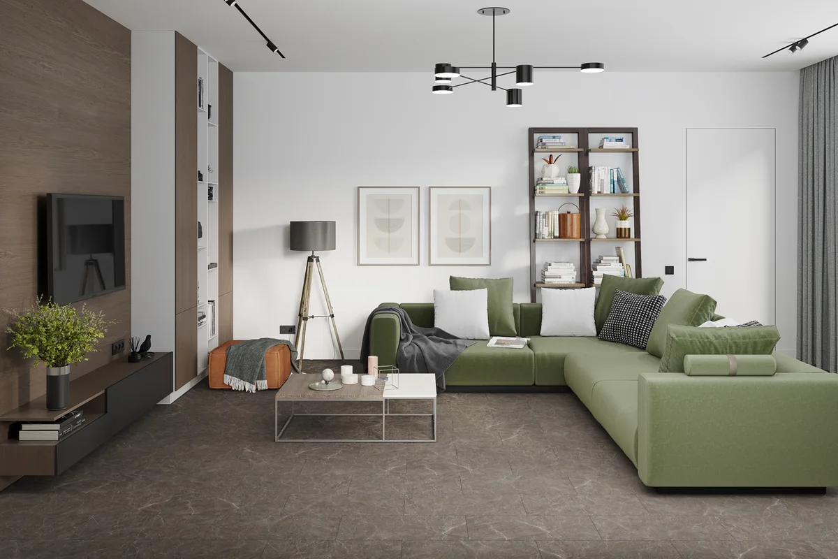 Кварцвиниловый SPC ламинат Damy Floor Ascent Strong Макалу LQ8132-2-ST 610×305×5,2