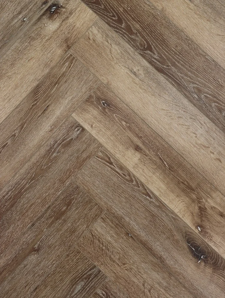 Кварцвиниловый SPC ламинат Cronafloor Herringbone 2.0 Дуб Грас H017 венгерская елка 640×128×4,5