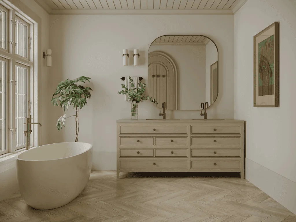 Кварцвиниловый SPC ламинат Norland Parquet S Torro 1055-18 венгерская елка 600×125×4