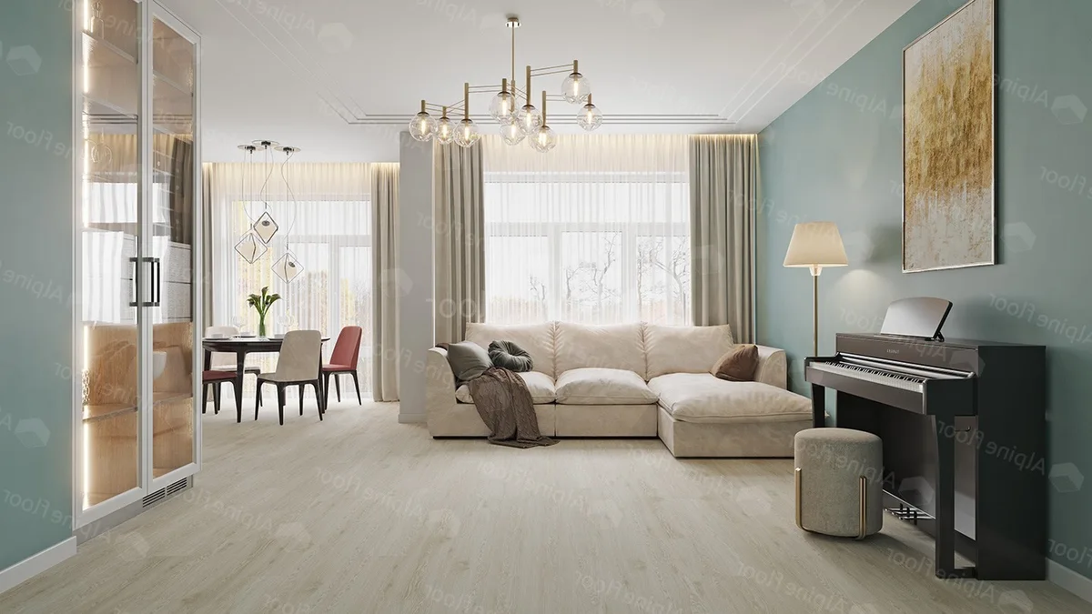 Кварцвиниловый SPC ламинат Alpine Floor Solo Модерато ECO 14-11 1220×183×3.5