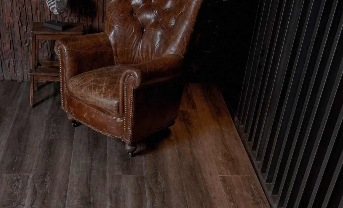 Кварцвиниловый SPC ламинат Vinilam Ceramo Cork Дуб Лугано 8890-EIR 1520×225×8