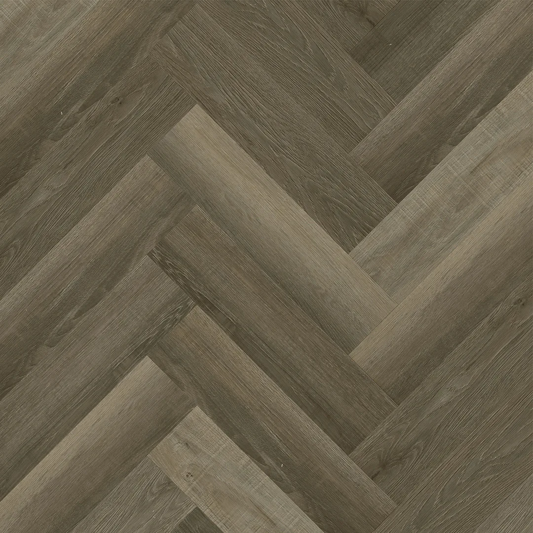 Кварцвиниловый SPC ламинат Fargo Herringbone Дуб Верде 44-3046-4 венгерская елка 400×100×4,5