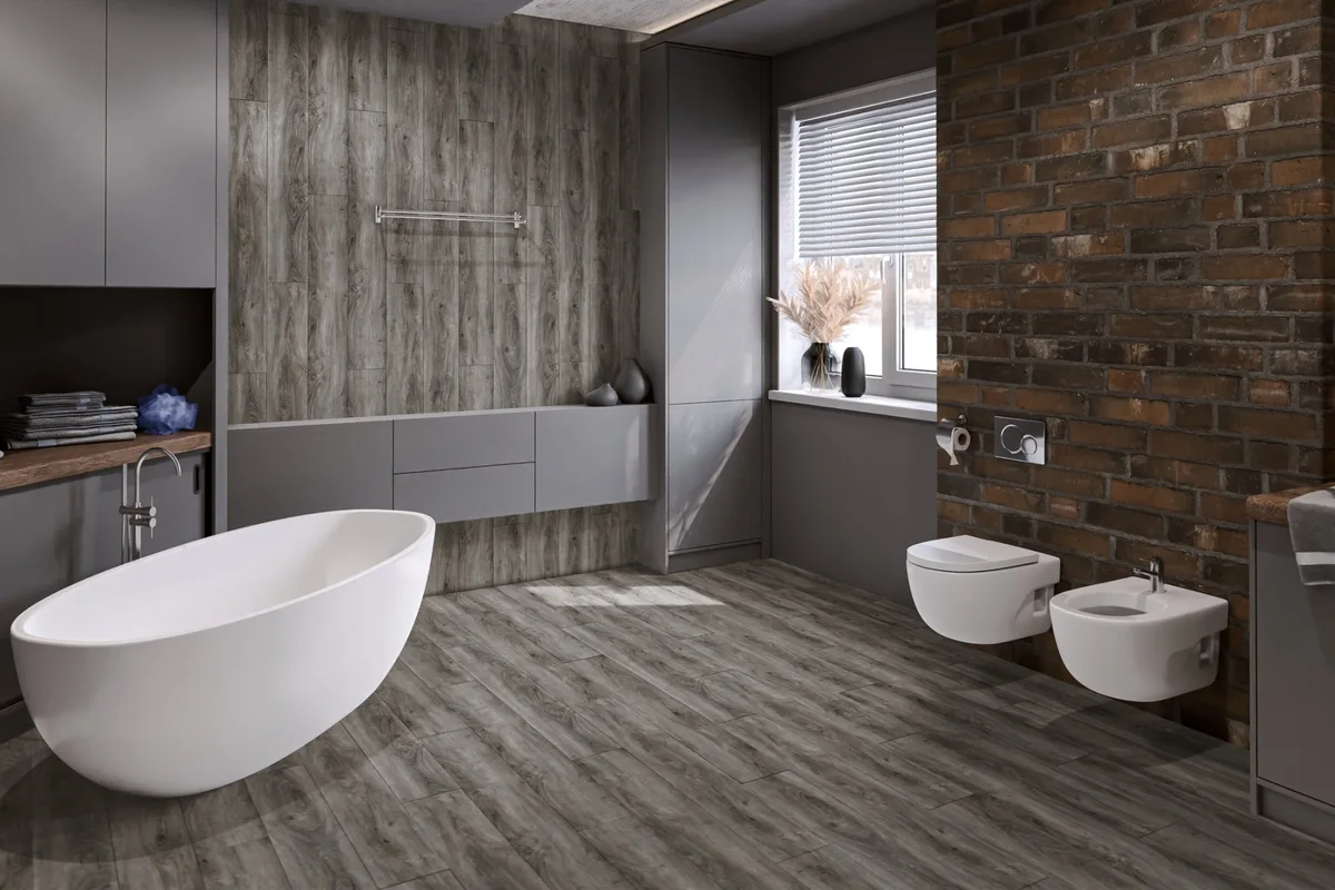 Кварцвиниловый SPC ламинат Damy Floor Family Дуб Кантри TCM359-25 1220×180×4