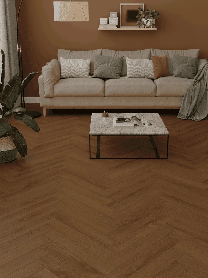 Ламинат Norland Herringbone Elegant 10 Дуб Этна LF306-20 венгерская елка 600×100×10