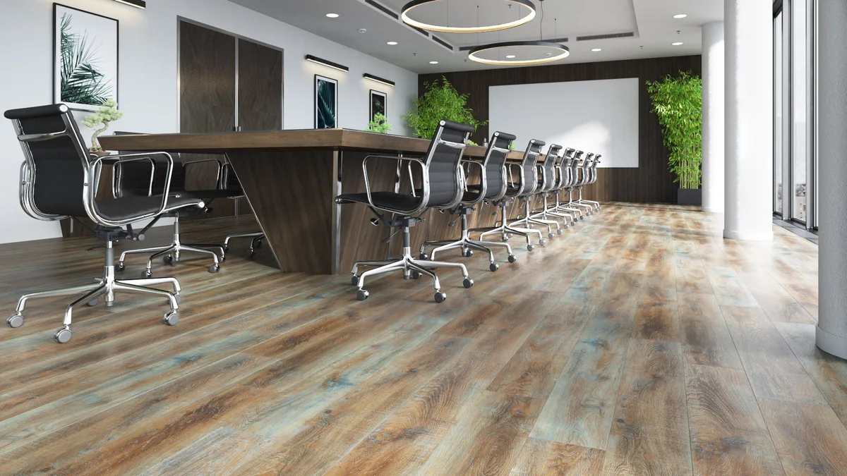 Кварцвиниловый SPC ламинат Fargo Comfort Дуб Карамельный 366-2B 1220×180×4