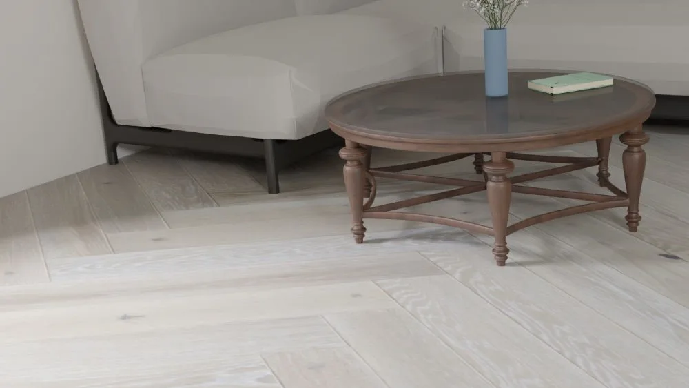 Инженерная доска Polarwood Herringbone Дуб Alaska венгерская елка 600×100×14