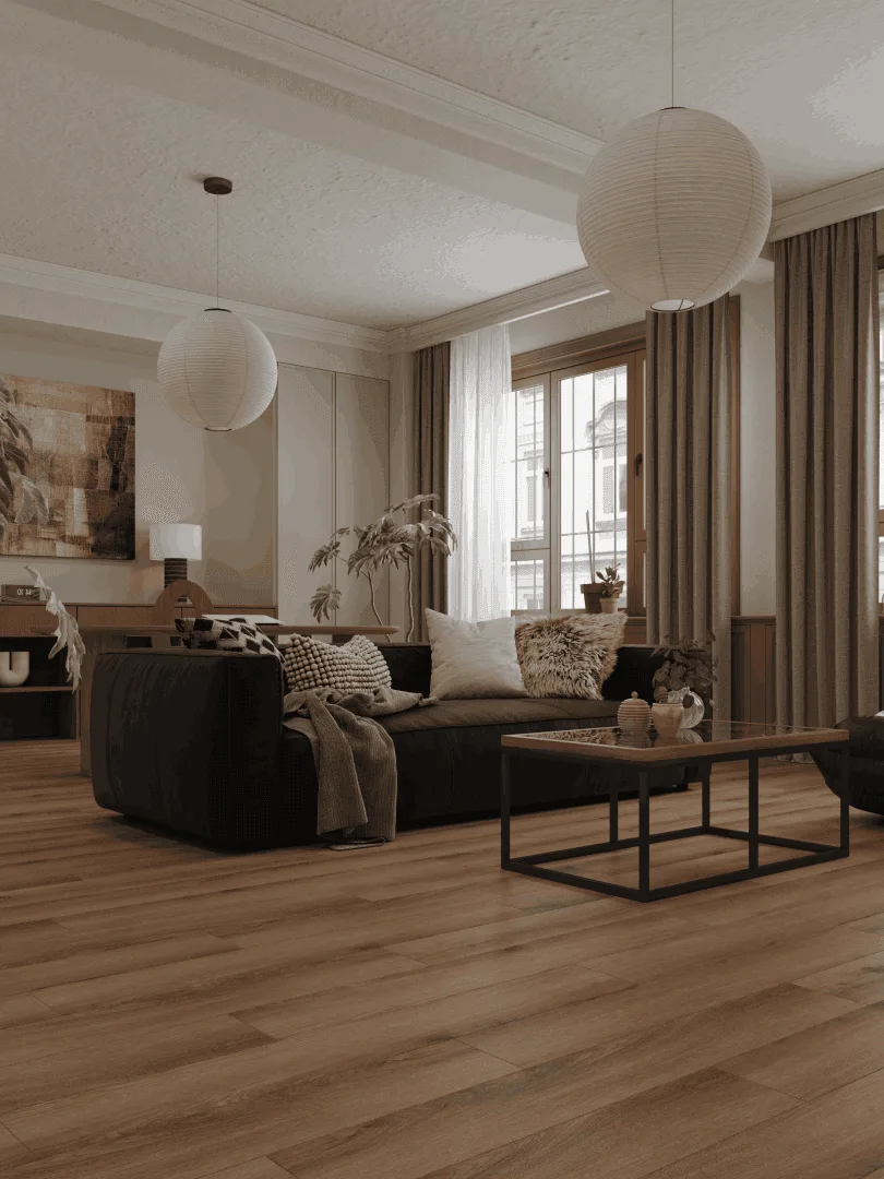 Кварцвиниловый SPC ламинат Alpine Floor Титан 6 Азурит ECO 28-9-R 1220×183×6