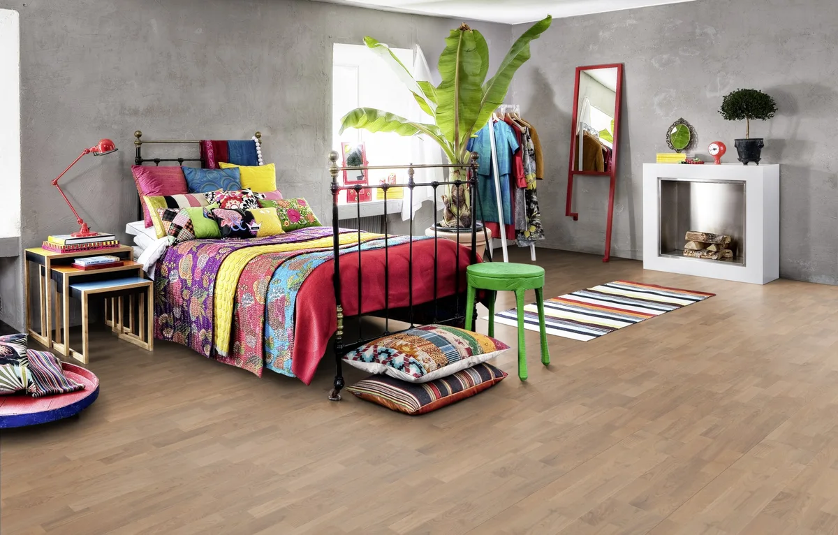 Паркетная доска Kahrs Песочная Дуб Сорренто Sorrento 153N38EK0VKW240 Variation 2423×200×15