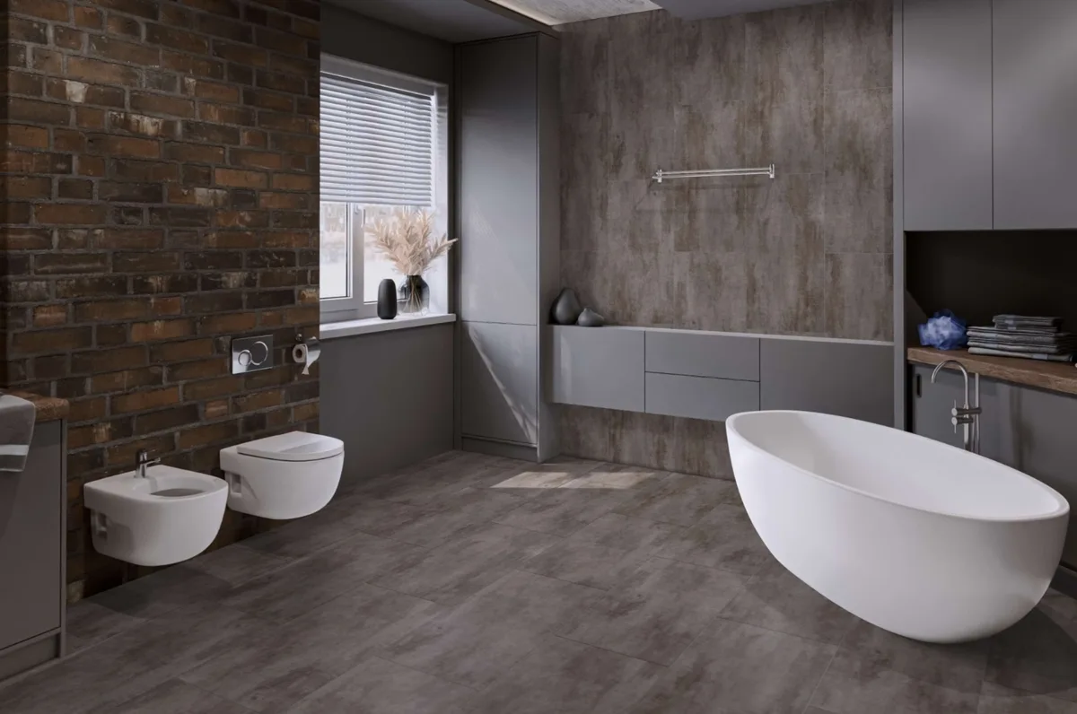 Кварцвиниловая плитка Damy Floor клеевая Ascent LVT Арарат 1204-3-LVT 912,4×455,2×2,5