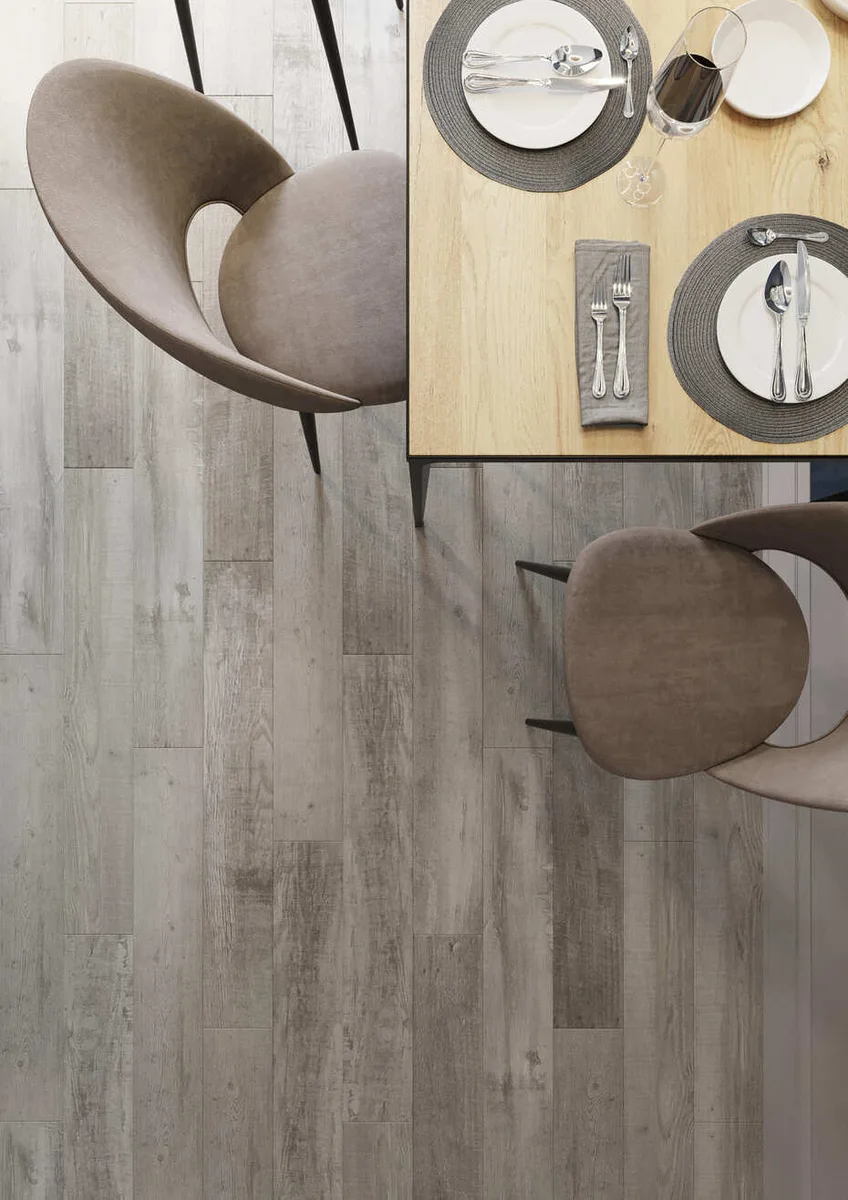 Кварцвиниловый SPC ламинат AlixFloor City Line Дуб Кенийский Светло-Коричневый АLX1065-8 1220×183×5