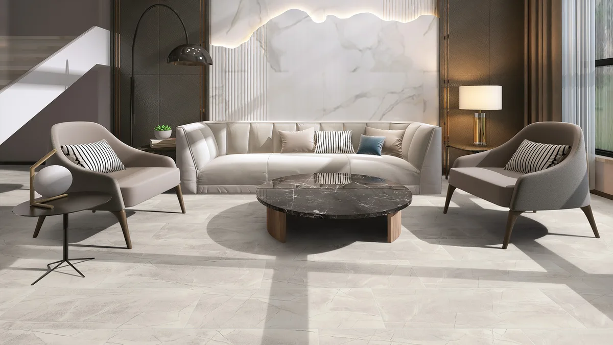 Ламинат Tarkett Tectonic Бьянко Каррара Bianco Carrara 504601004 855×398×8