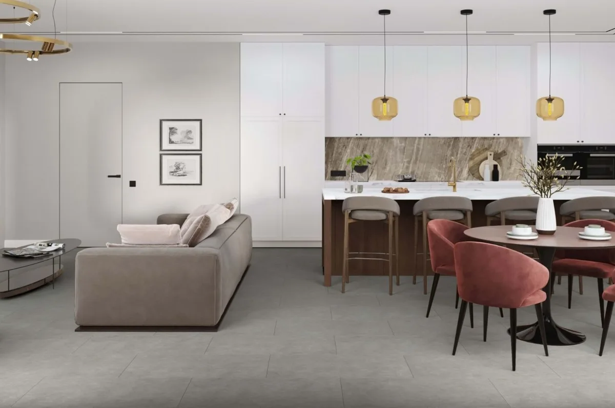 Кварцвиниловая плитка Damy Floor клеевая Ascent LVT Броуд-Пик 125-2-LVT 912,4×455,2×2,5