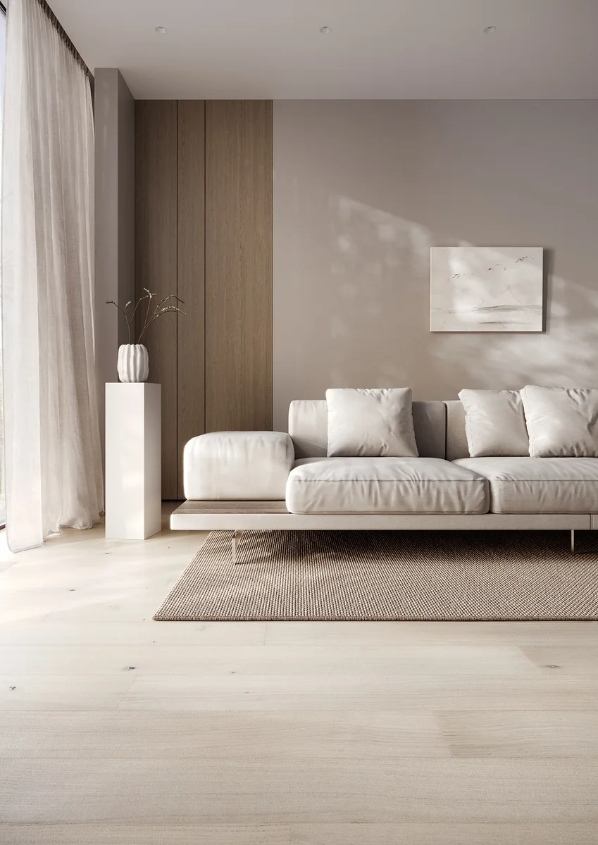 Композитная паркетная доска Quartz Parquet Престиж Дуб Белый шоколад 1258-11 ABCD 700-1900×190×7