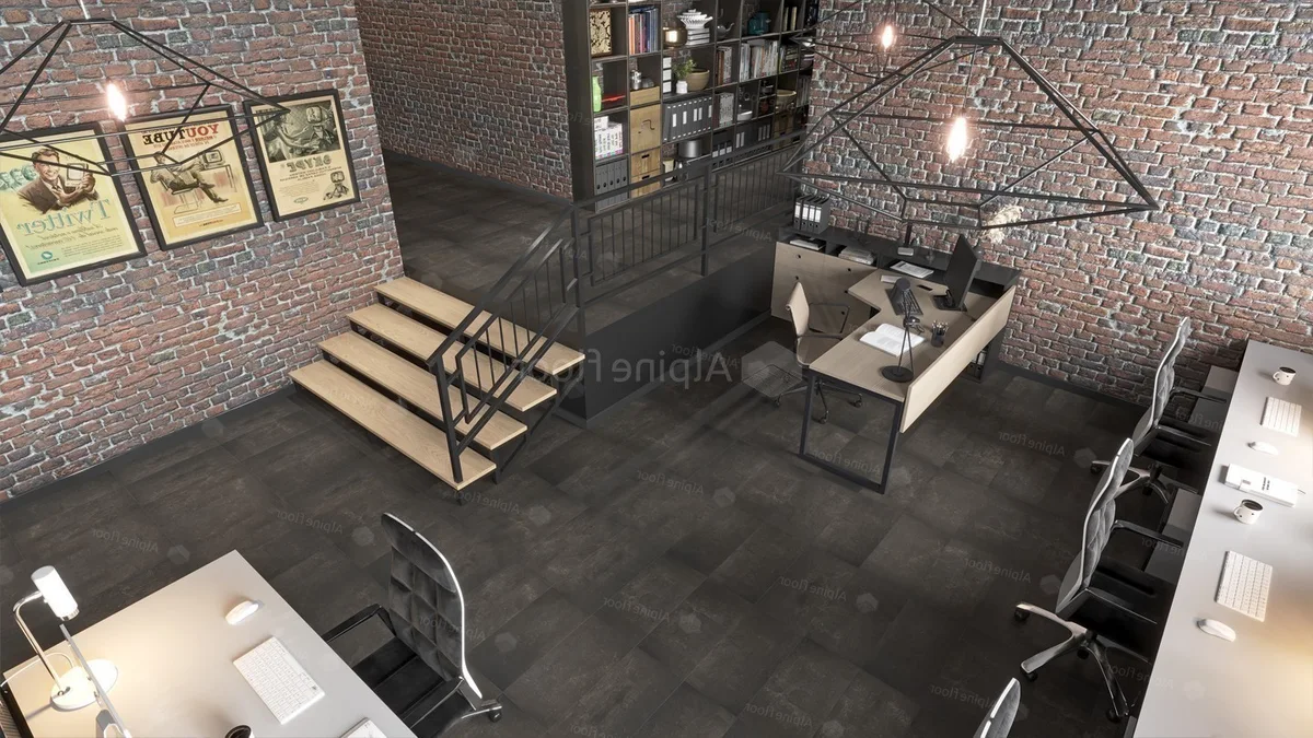Кварцвиниловая плитка Alpine Floor клеевая Light Stone Ларнака ECO 15-2 608×303×2,5