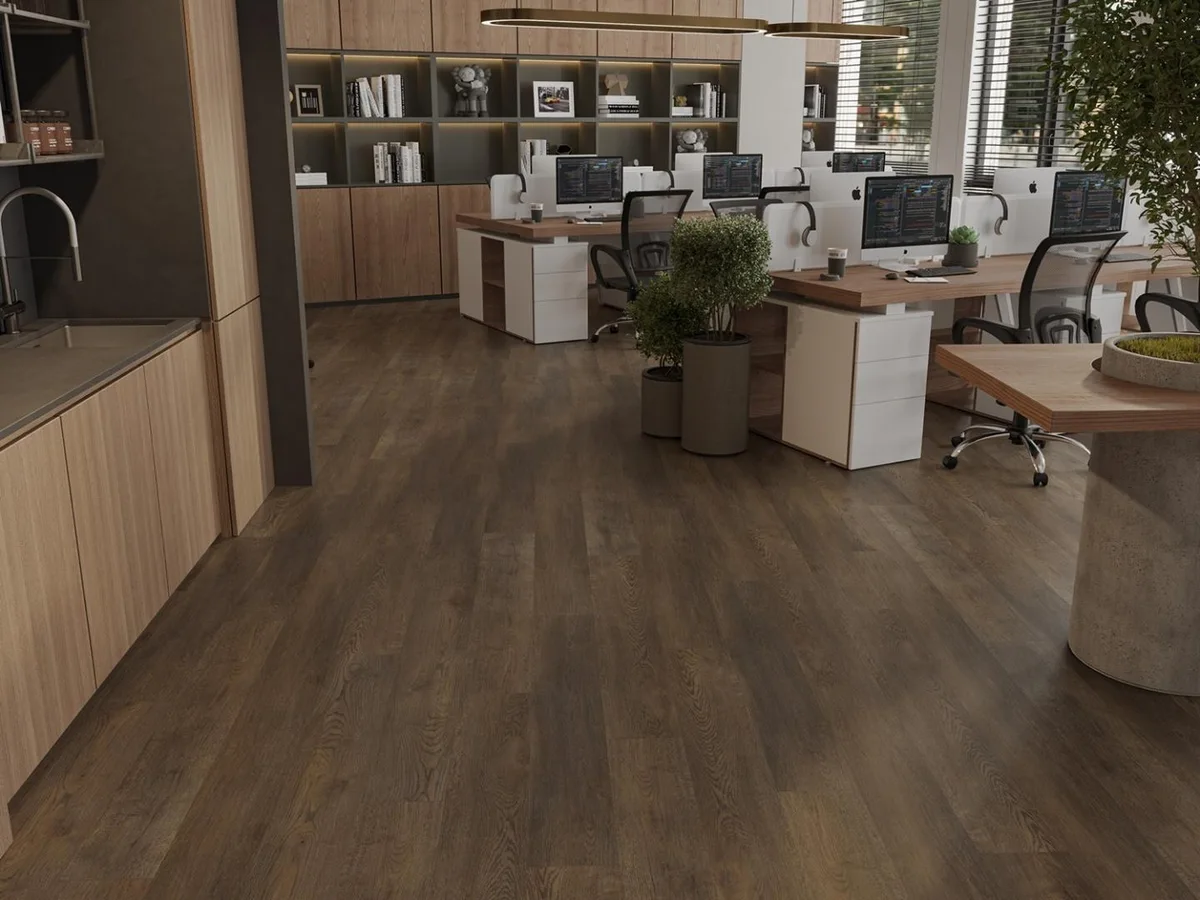 Кварцвиниловая плитка Alpine Floor клеевая Ultra Дуб Гоен ЕСО 5-45 1219,2×184,15×2