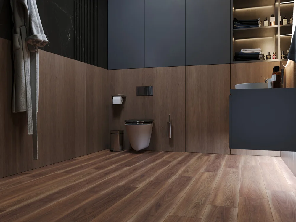 Кварцвиниловый SPC ламинат Cronafloor Grand Sequoia Дуб Красный 1200×180×5
