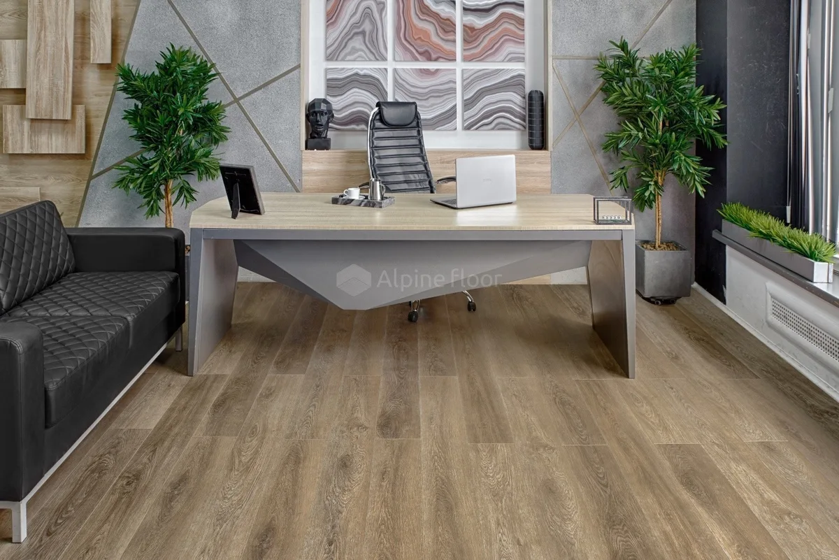 Кварцвиниловая плитка Alpine Floor клеевая Grand Sequoia LVT Вайпуа ECO 11-1902 1219,2×184,15×2,5