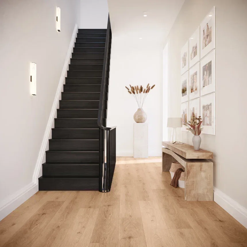 Кварцвиниловая плитка Invictus клеевая Maximus Plank Silk Oak Oat 1500×228×2,5