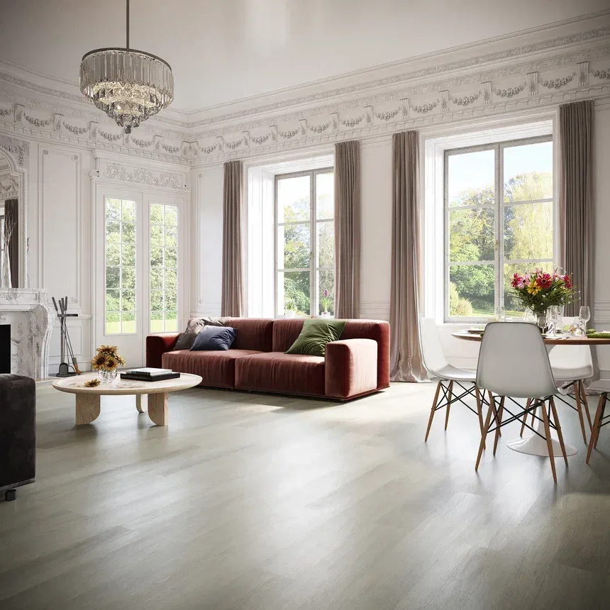 Кварцвиниловый SPC ламинат Invictus Maximus Plank New England Oak Misty 1213×178×6
