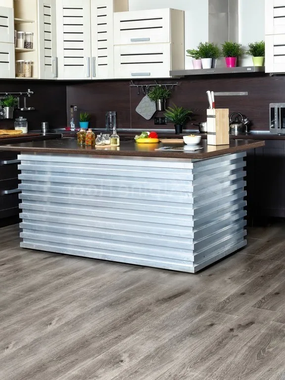 Кварцвиниловая плитка Alpine Floor клеевая Easy Line Дуб Дымчатый ECO 3-24 1219,2×184,15×3