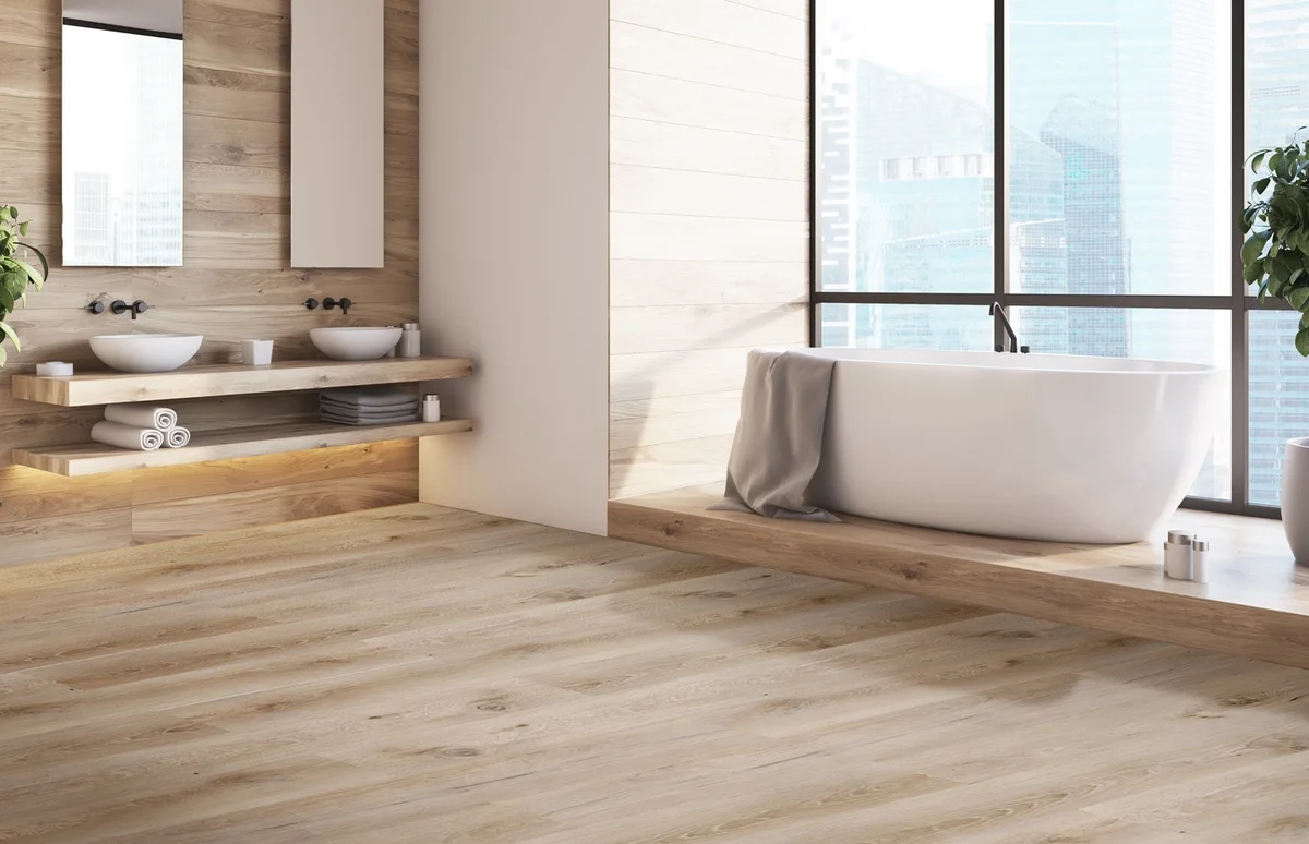 Кварцвиниловый SPC ламинат Bonkeel Style Дуб Палау 1200×125×4