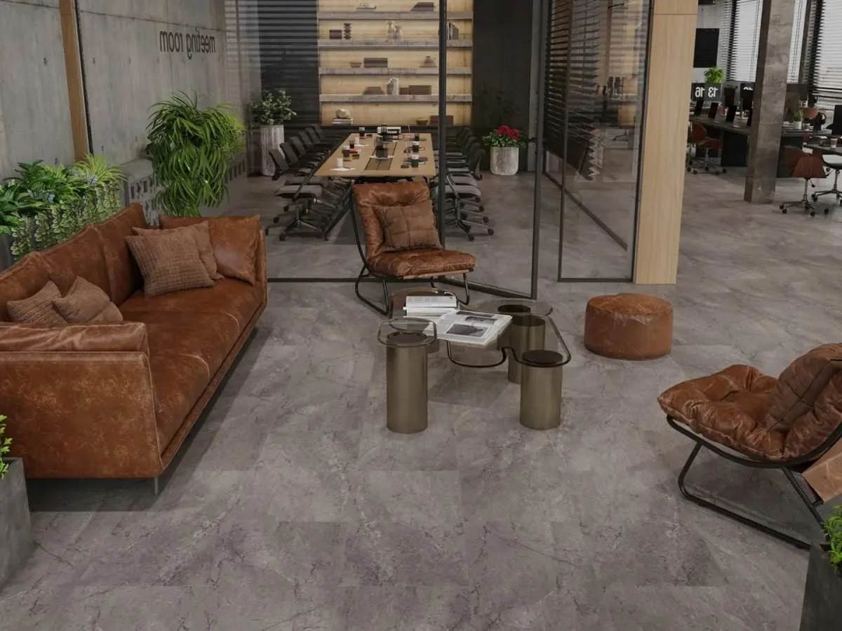 Кварцвиниловая плитка Alpine Floor клеевая Stone Premium LVT Барбо ECO 26-6 940×470×2,5