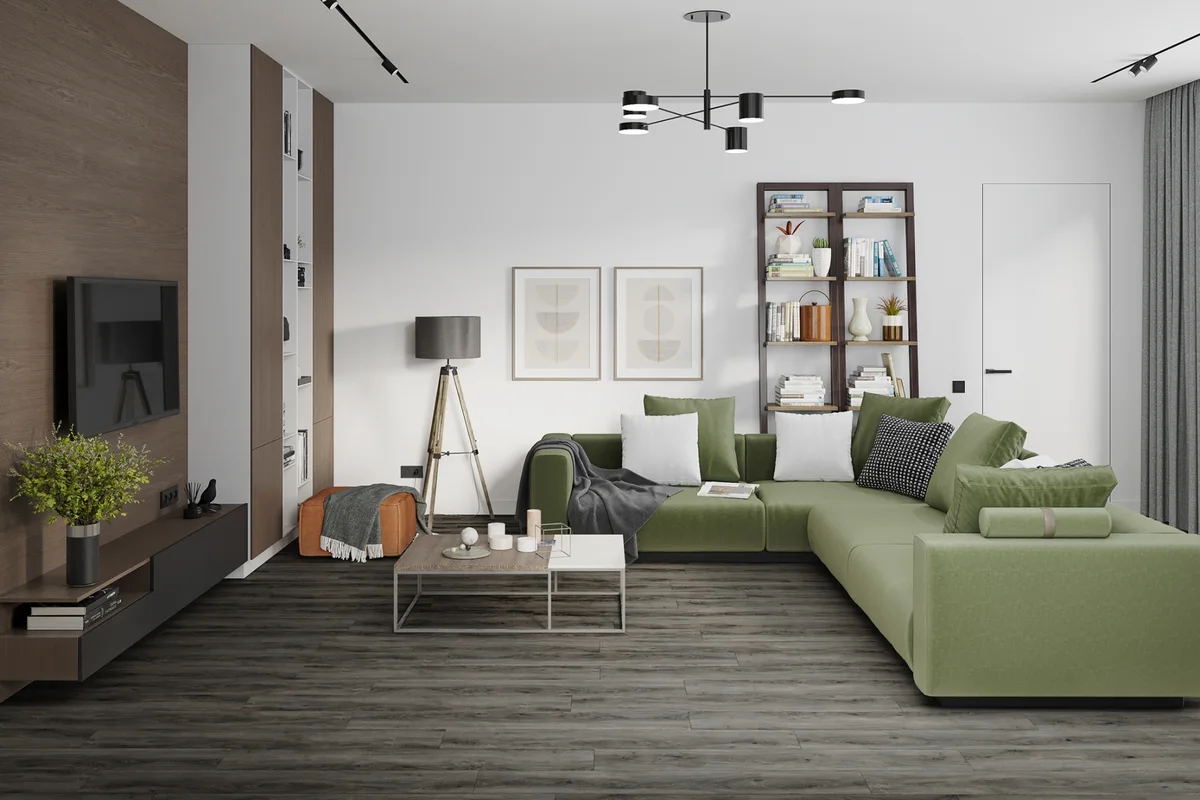 Кварцвиниловый SPC ламинат Damy Floor Family Дуб Кантри TCM359-25 1220×180×4