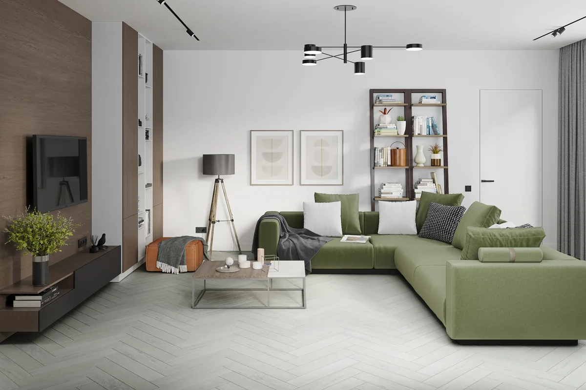 Кварцвиниловая плитка Damy Floor клеевая London LVT Кардифф 191023EL-05-LVT венгерская елка 590×118×2,5