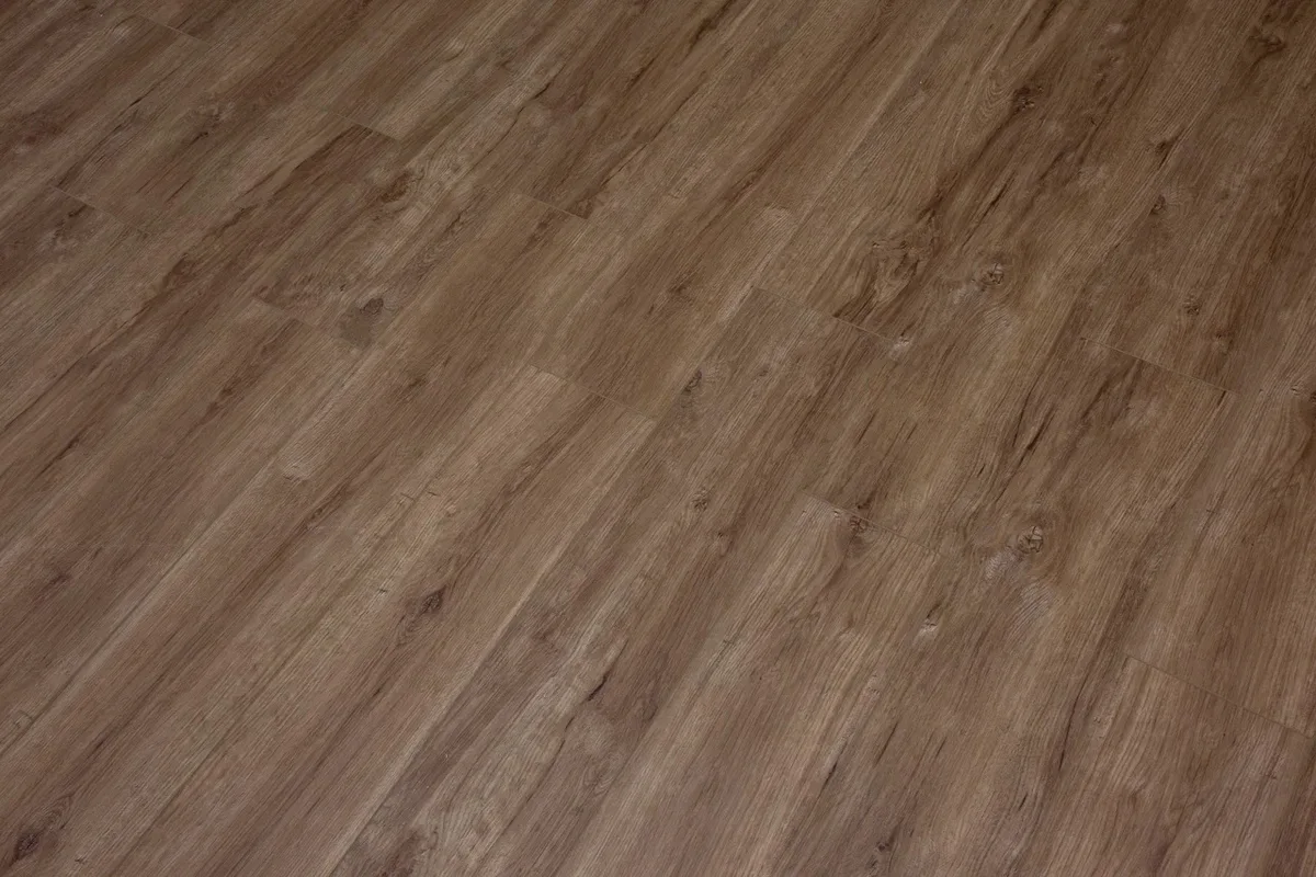 Кварцвиниловая плитка Damy Floor клеевая Family LVT Дуб Имбирный 248-8-LVT 1227×187×2,5