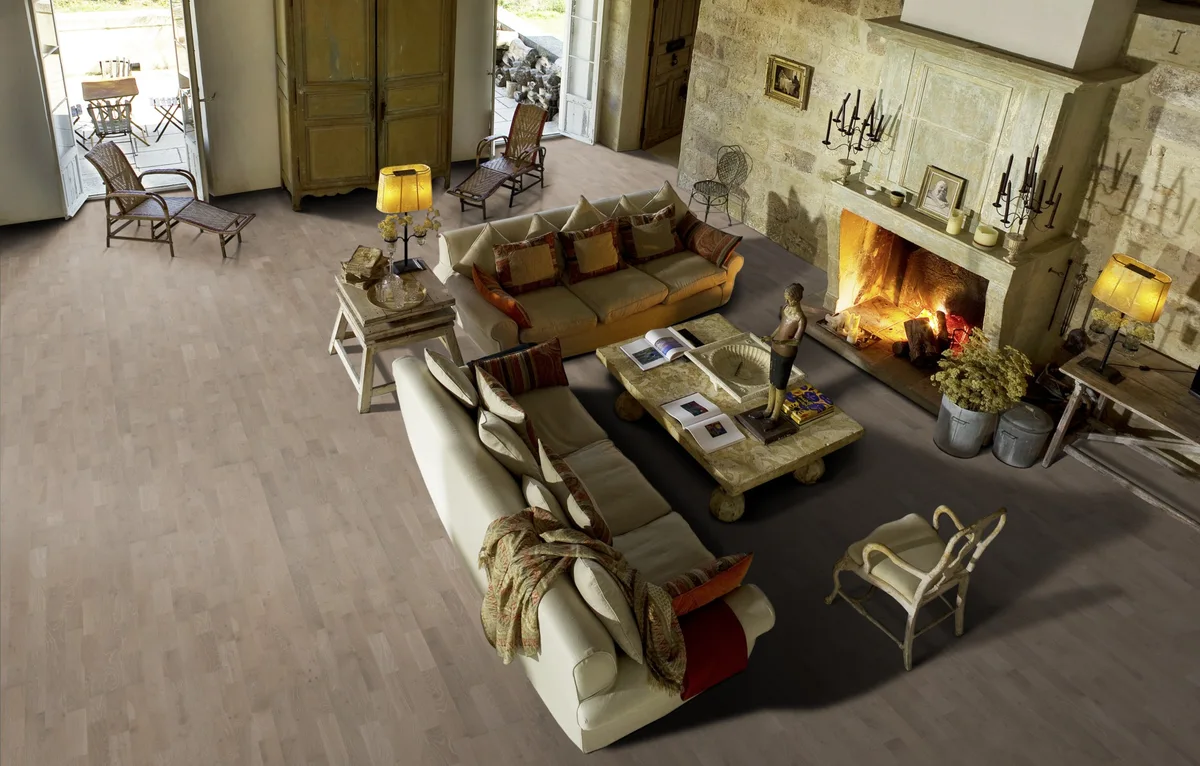 Паркетная доска Kahrs Гармония Дуб Сплав Alloy 153N0BEKD1KW240 Lively 2423×200×15