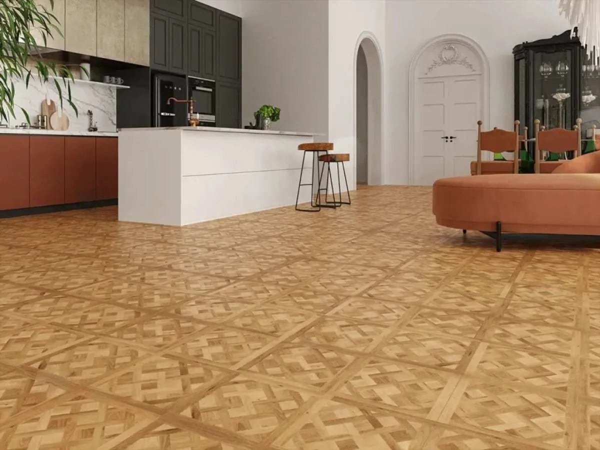 Кварцвиниловый SPC ламинат Alpine Floor Parquet Sirocco Лувр ECO 25-2 595×595×6