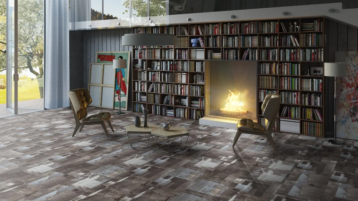 Кварцвиниловая плитка Tarkett Art Vinyl клеевая Lounge Digi Edition Oliver DJ 457,2×457,2×3