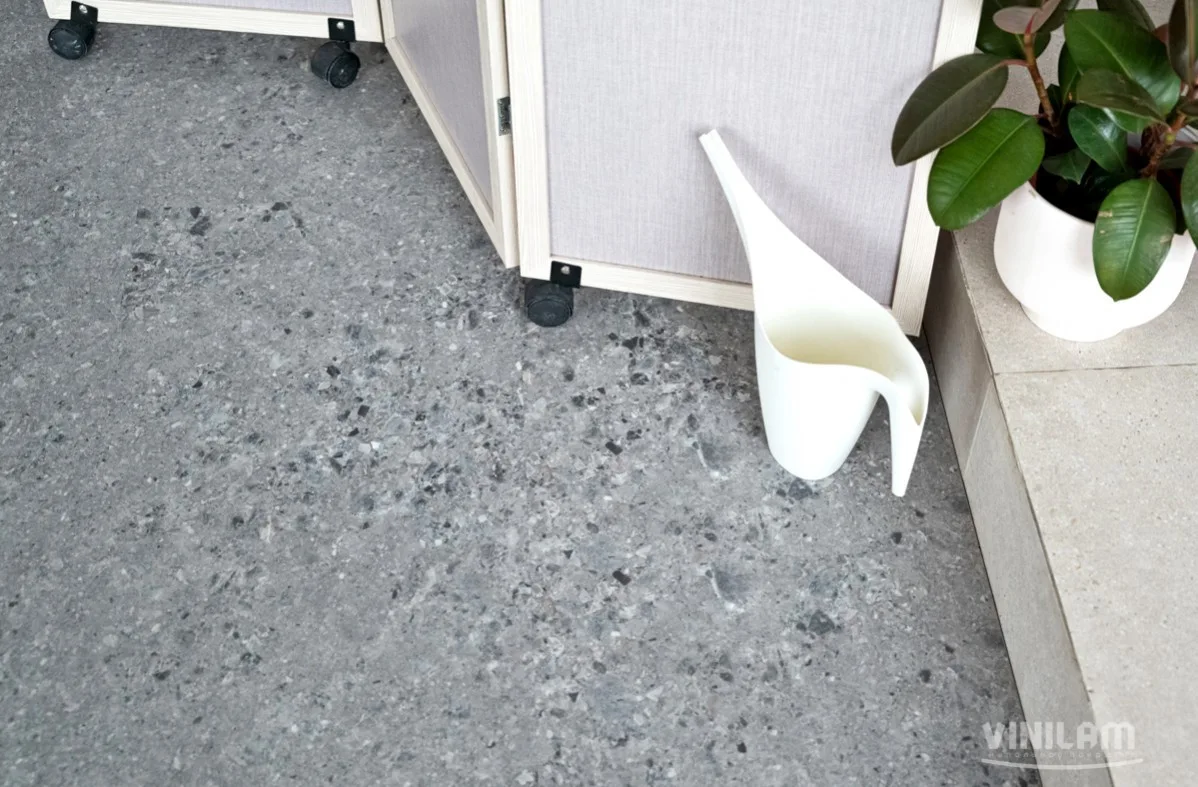 Кварцвиниловая плитка Vinilam клеевая Ceramo Stone Glue Терраццо 71613 950×475×2,5