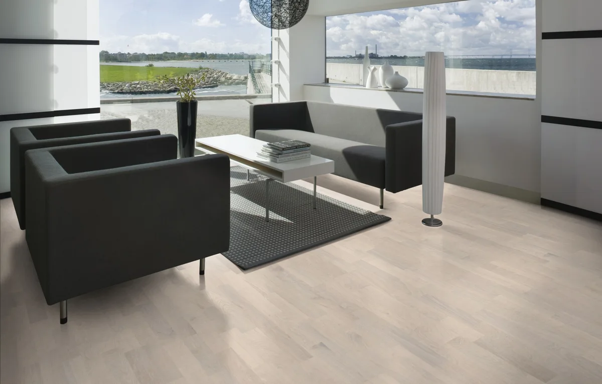 Паркетная доска Kahrs Люмен Дуб Иней Rime 153N3BEKB4KW240 Variation 2423×200×15