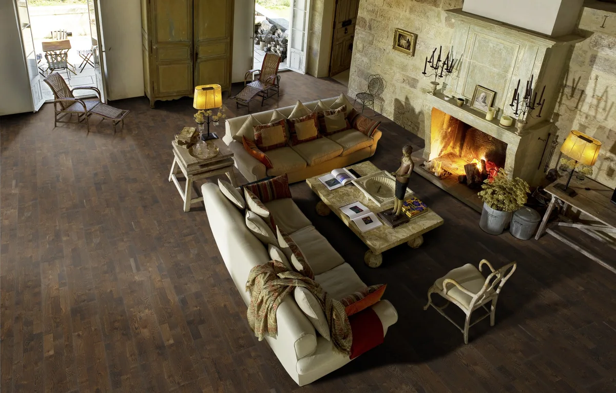 Паркетная доска Kahrs Гармония Дуб Грунт Soil 153N6EEKFEKW240 Lively 2423×200×15