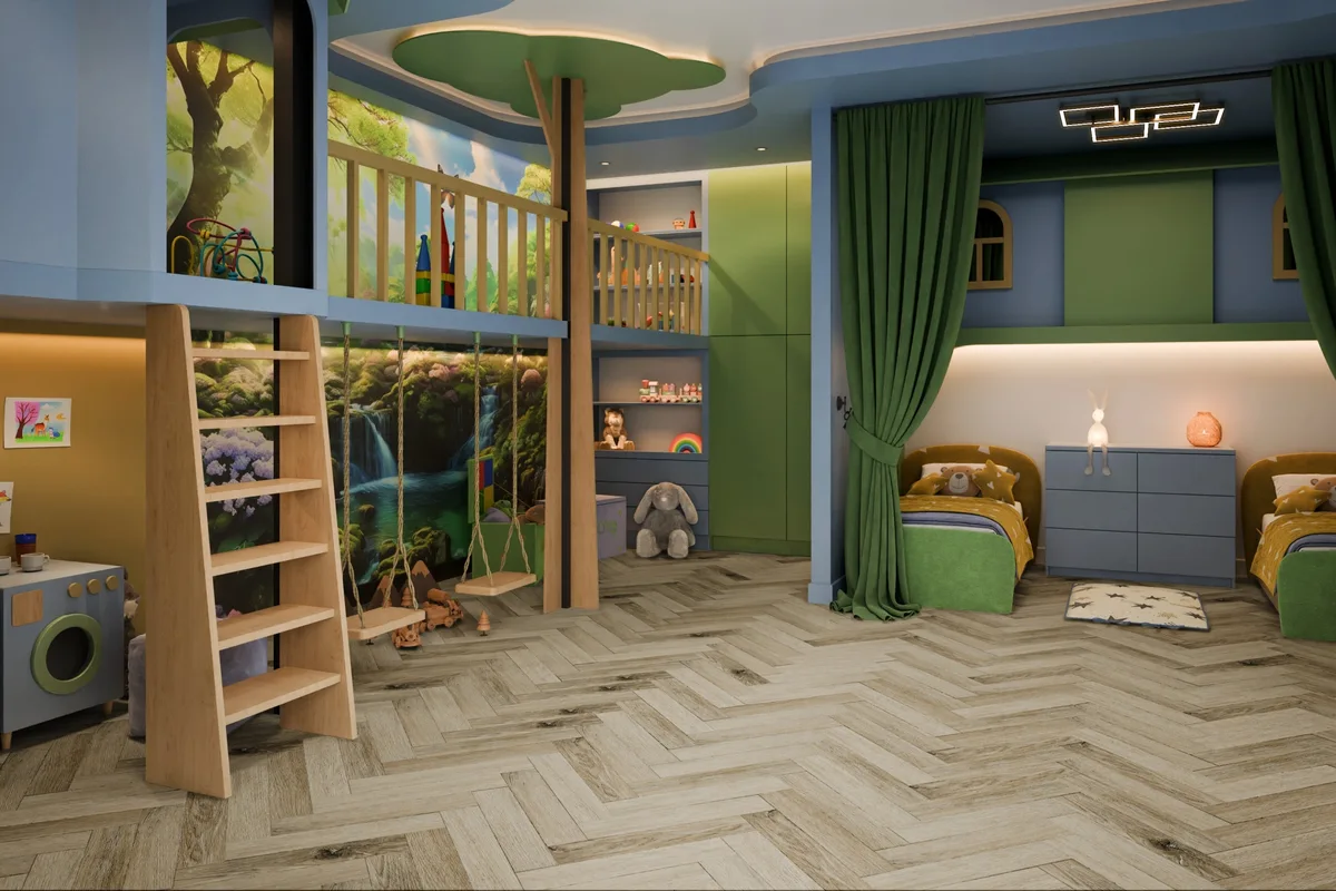 Кварцвиниловая плитка Damy Floor клеевая London LVT Честер 200415EL-01-LVT венгерская елка 590×118×2,5