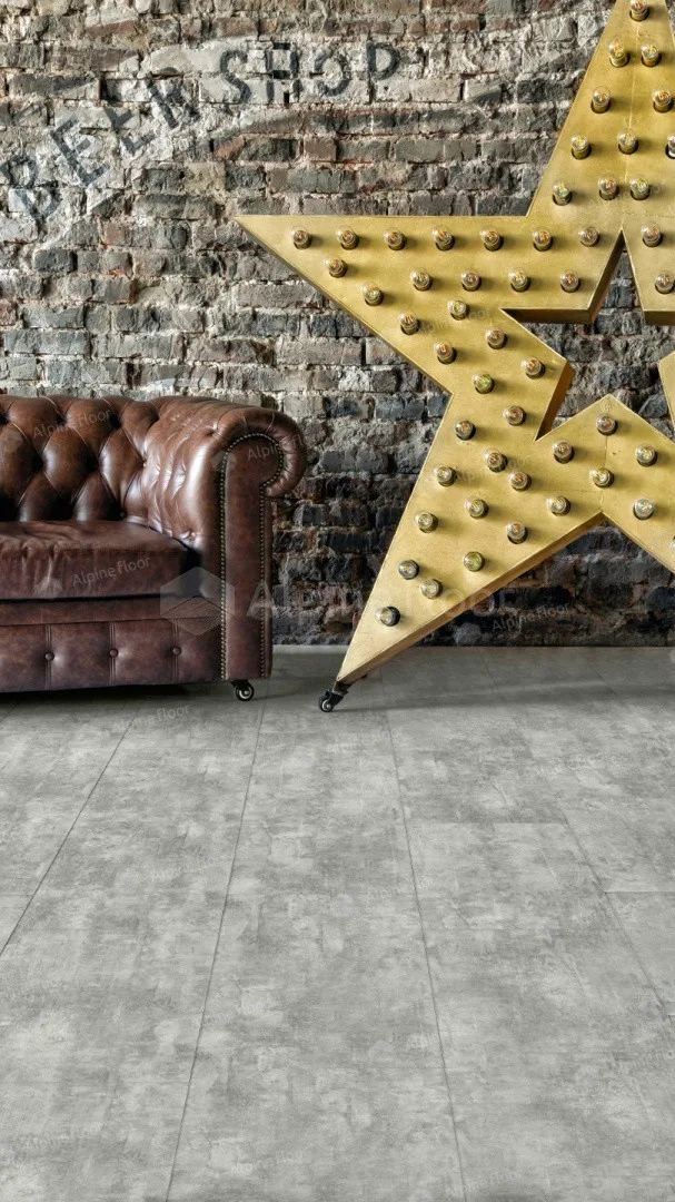 Кварцвиниловая плитка Alpine Floor клеевая Light Stone Ратленд ECO 15-9 608×303×2,5
