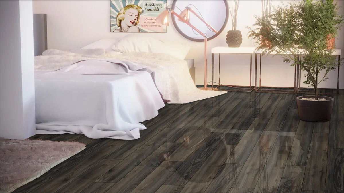 Ламинат Falquon Blue Line Wood 8 Canyon Black Oak D3686 1220×193×8