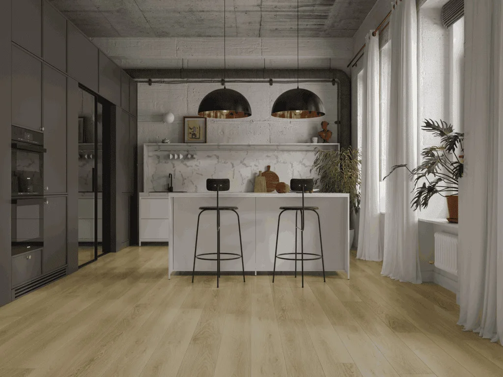 Кварцвиниловый SPC ламинат Alpine Floor Premium XL Дуб Эбеновый ECO 7-41 1524×180×8