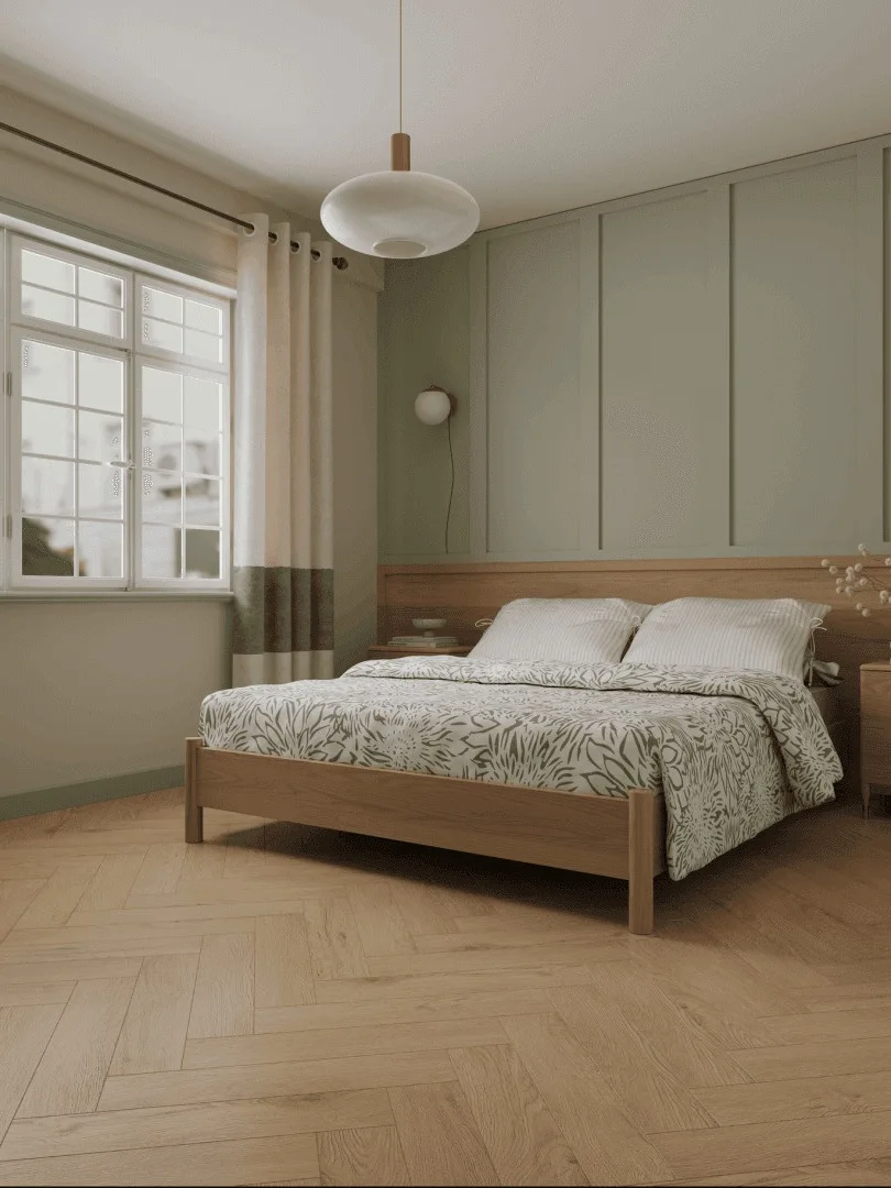 Кварцвиниловый SPC ламинат Norland Parquet S Atlas 1055-21 венгерская елка 600×125×4