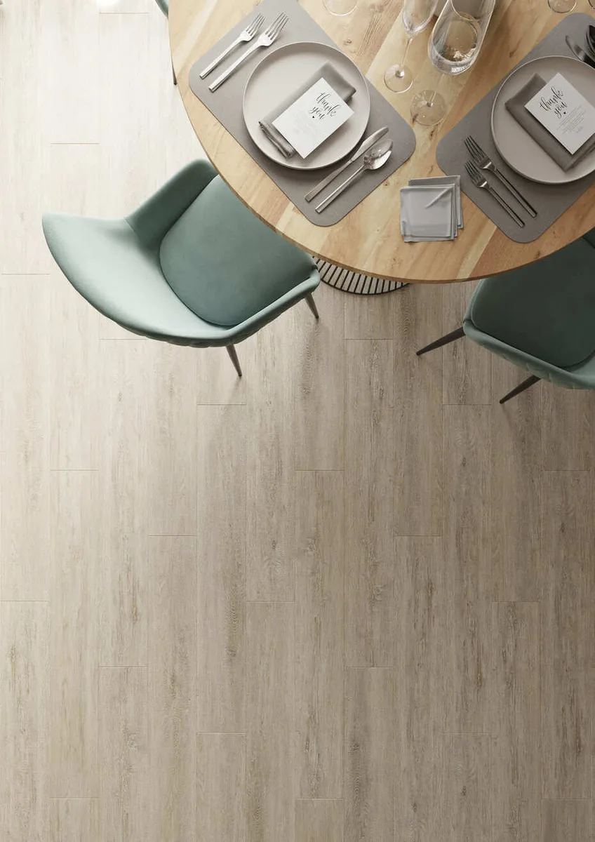 Кварцвиниловый SPC ламинат AlixFloor City Line Дуб Устричный Светлый ALX1064-1 1220×183×5